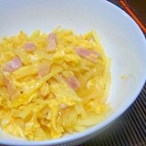 副菜やお弁当に★ベーコンとじゃがいもの卵とじ★